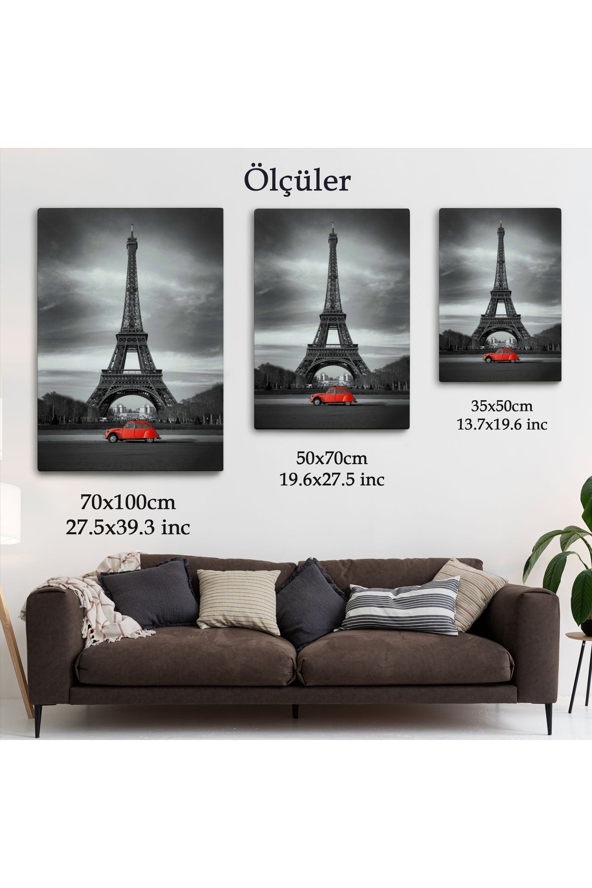 Fransa Paris Eyfel Kulesi Duvar Tablosu-6444