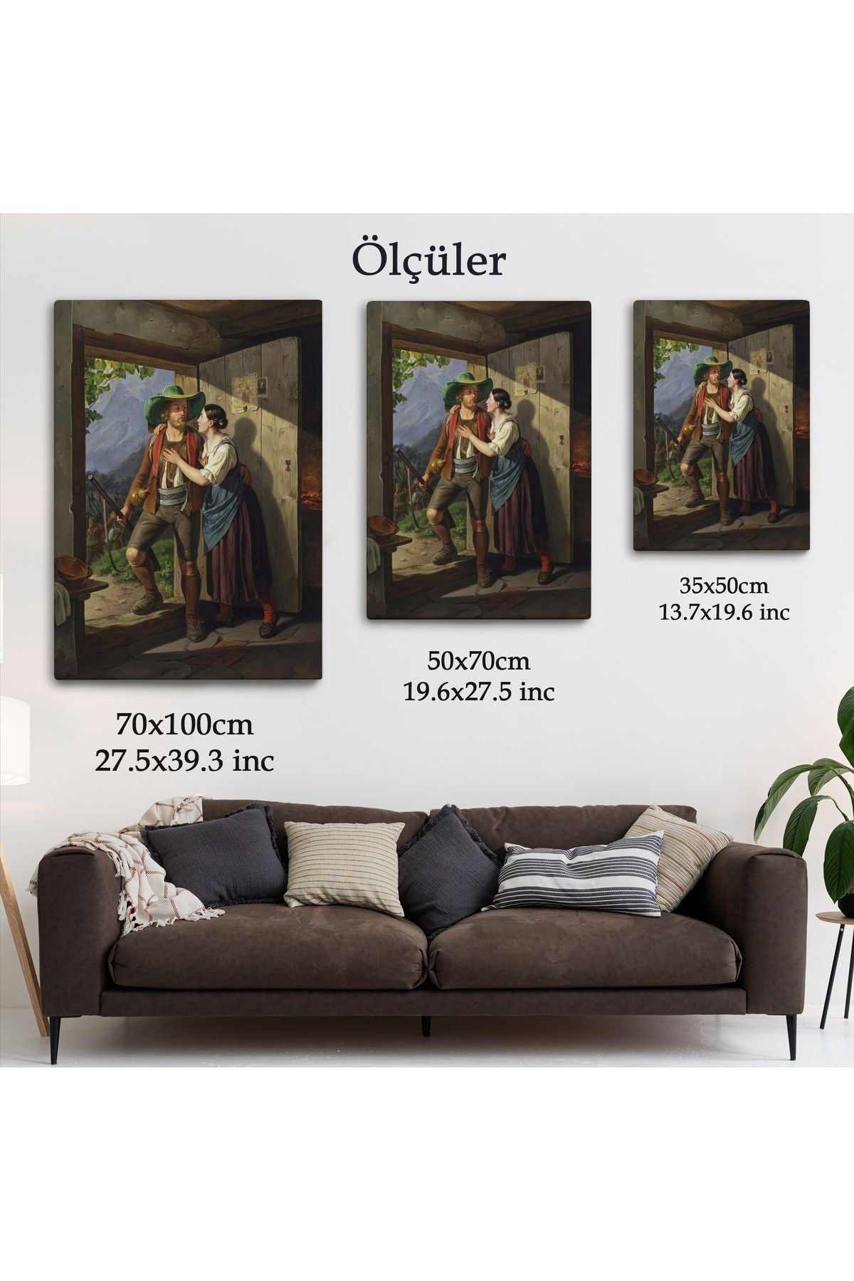 Carl Friedrich Moritz Müller Dresden 1807-1865 Münih, Andreas Hofer Vedası Tablosu-6084