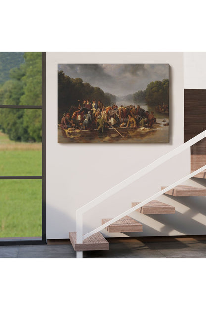 Dekoratif Duvar Tablosu-Marion Peedee'yi Geçiyor Eseri Tylee Ranney Kanvas Tablo 6544