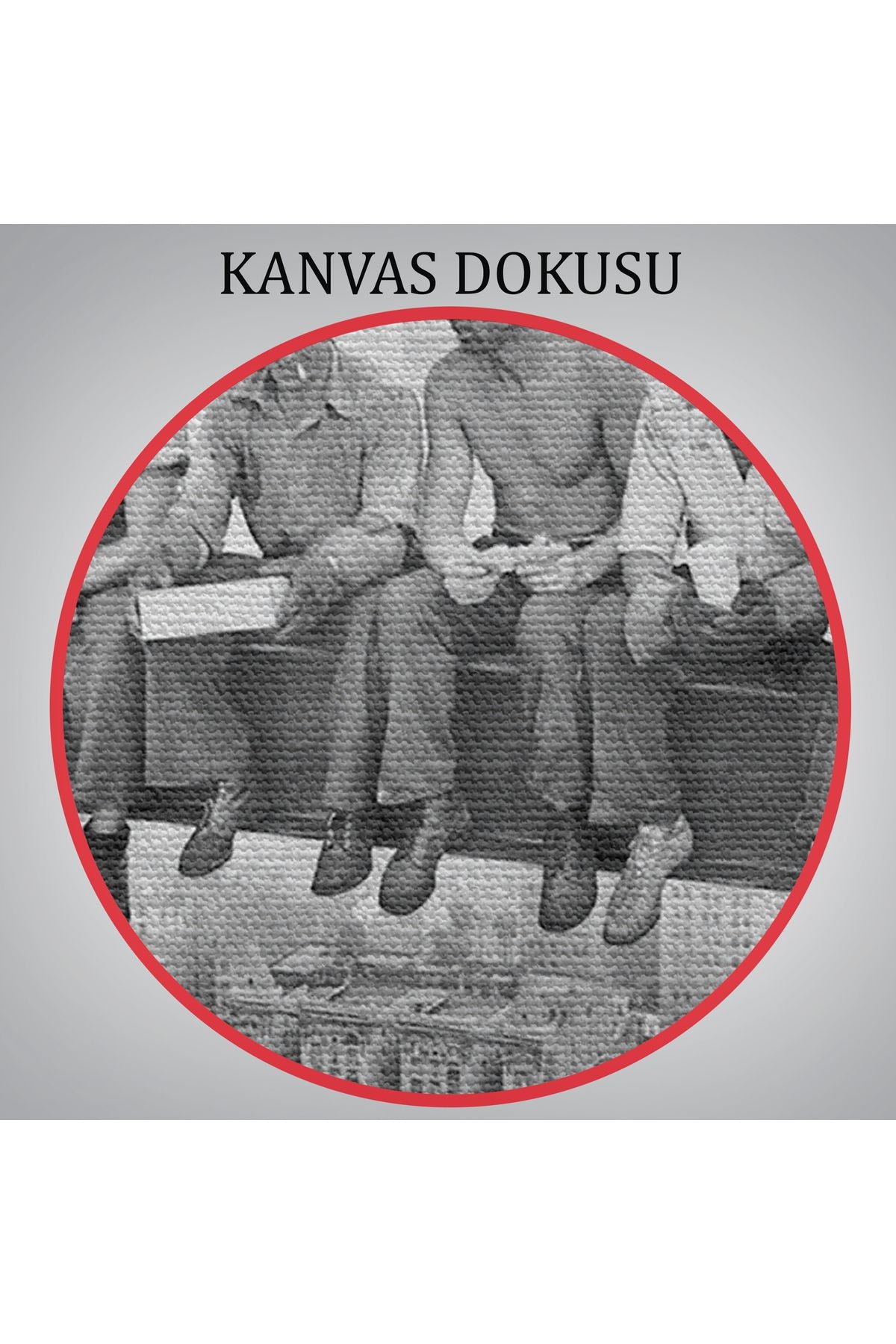 Bir Gökdelenin Tepesinde Öğle Yemeği New York Kanvas Tablo-5408