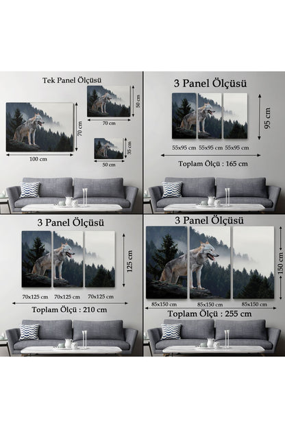 Bozkurt Dekoratif Kanvas Tablo 1148