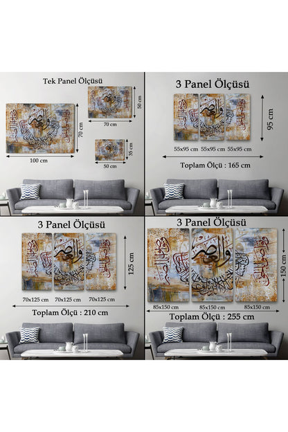 Özel Tasarım Birbirlerine Hakkı Tavsiye Edenler,Onlar Ziyanda Değillerdir Asr Suresi Tablo-3384