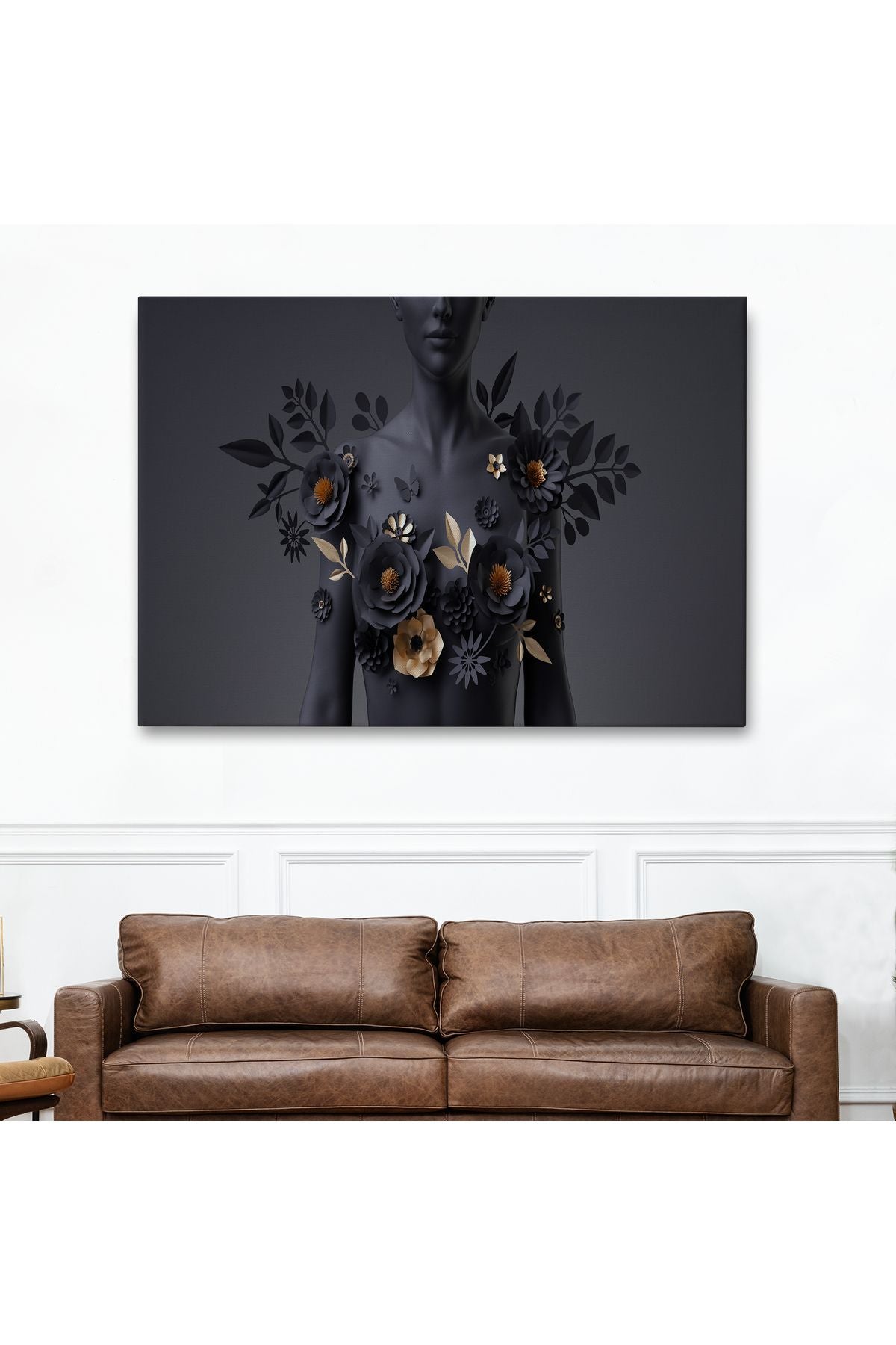 Dekoratif Kadın Büstü Duvar Tablosu-3558