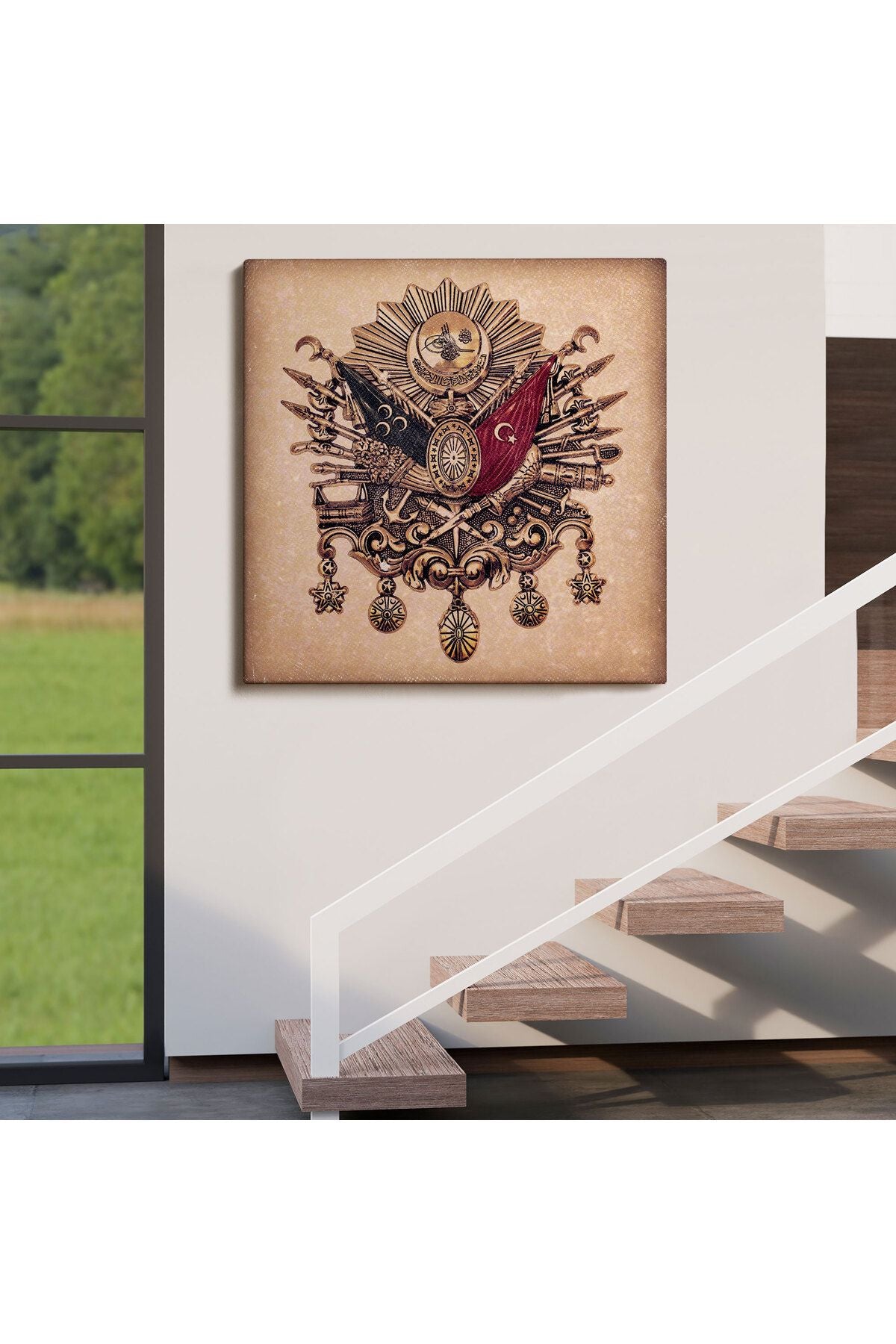 Osmanlı Tuğrası Dekoratif Kanvas Tablo-5804