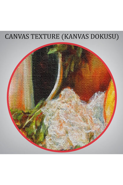 Masa Üstündaki Meyveler Yağlı Boya Görünümlü Tablo-1214