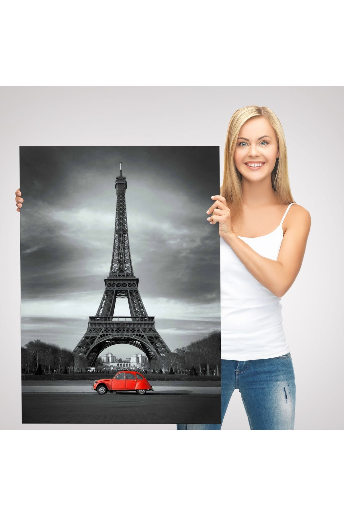 Fransa Paris Eyfel Kulesi Duvar Tablosu-6444