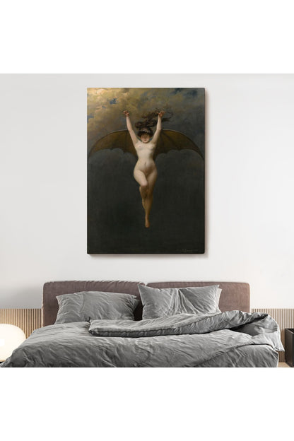 Yarasa Kadın Tablosu, Albert Joseph Pénot, La Femme Chauve Souris-6171