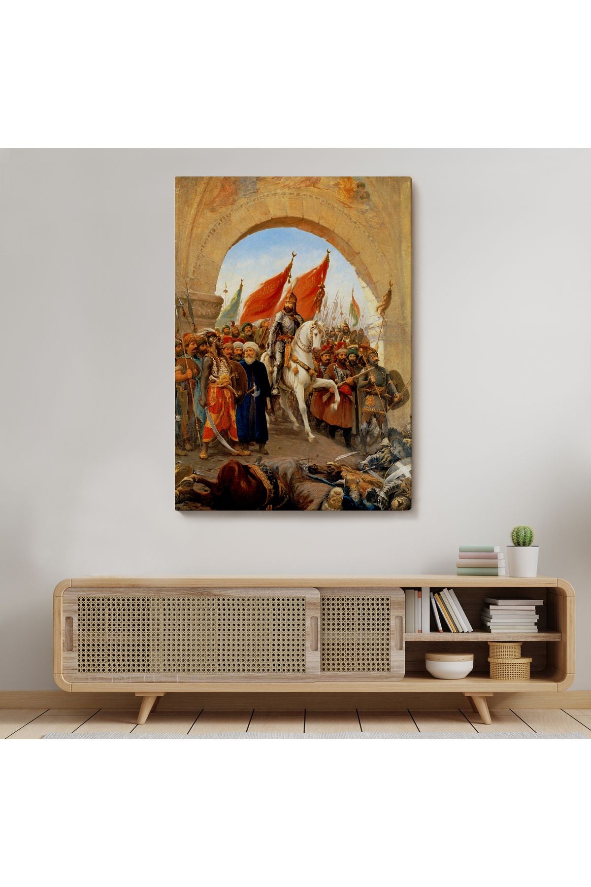 DB  Fatih Sultan Mehmet Istanbul'a Girişi Tablosu - Fausto Zonaro -6439