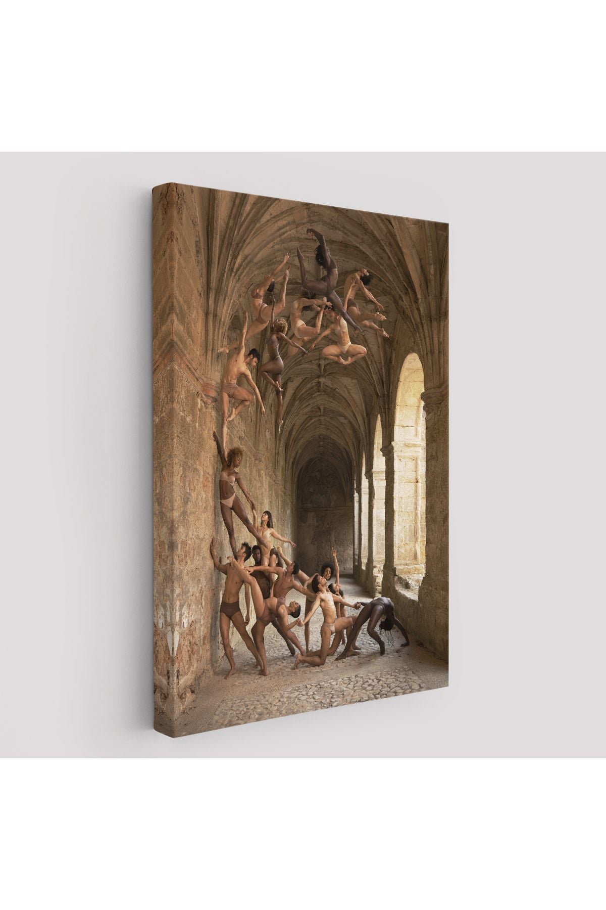 Rob Woodcox İnsan Dalgasi Adlı Eseri Duvar Tablosu-6389