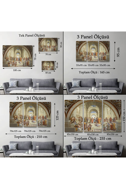 Atina Okulu Tablosu - Raffaello Sanzio-6642