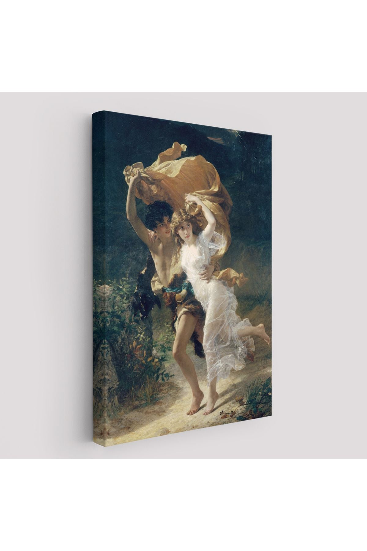 Dekoratif Kanvas Tablo, Duvar Tablosu-Fırtına Eseri Pierre Auguste Cot 6476