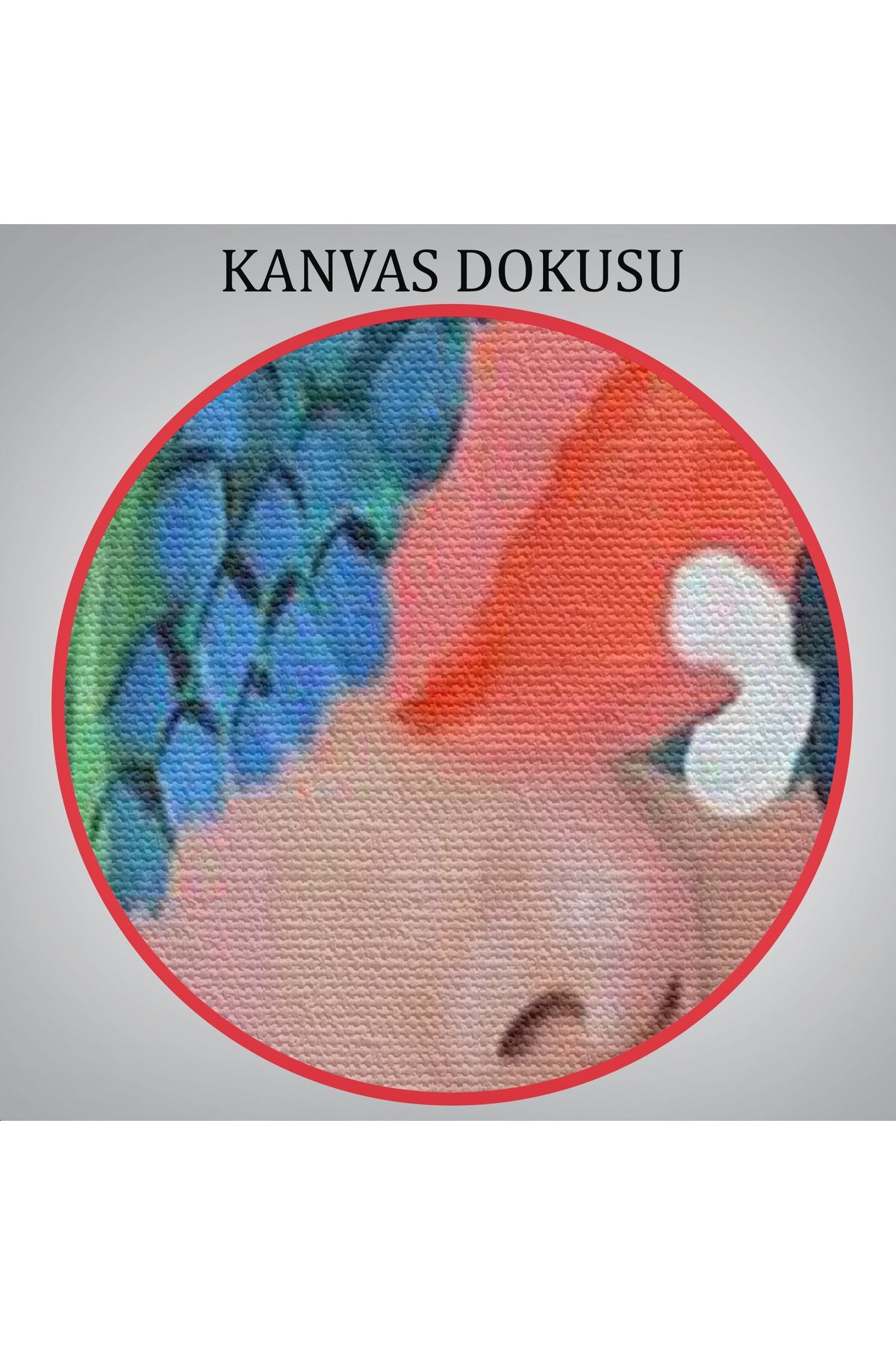 Çiçek Saçlı Kadın Dekoratif Kanvas Duvar Tablosu -6373