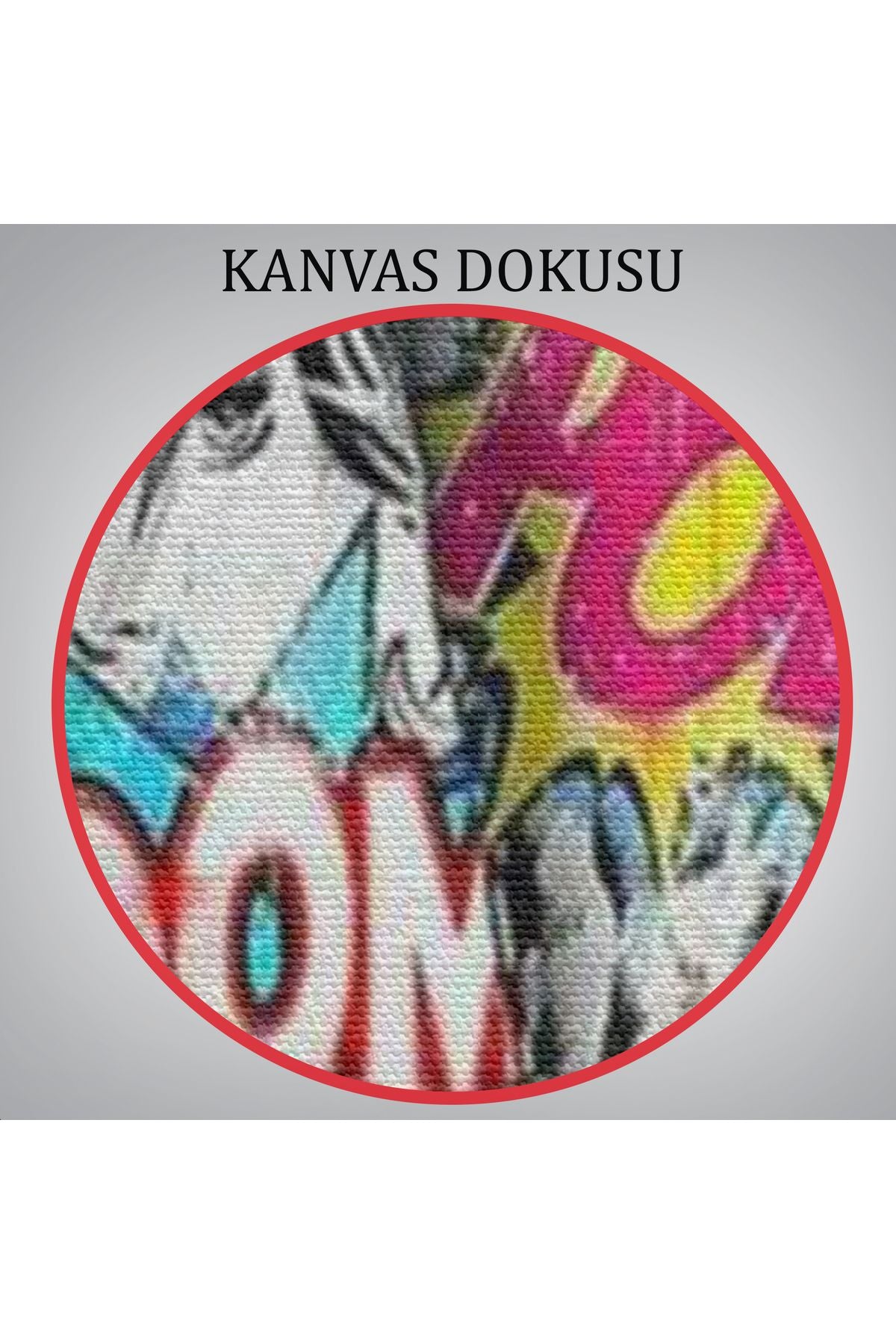 Graffiti Marilyn Monroe, Renkli Marilyn Monroe Kanvas Tablo-5307