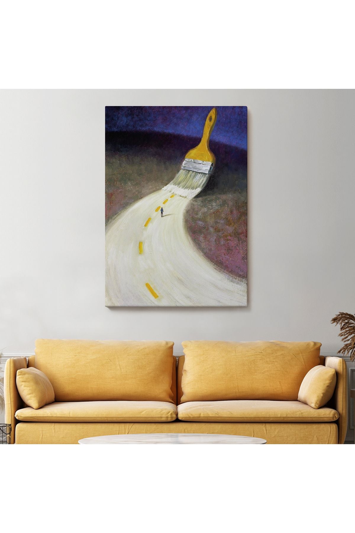 YB HG Kendi Yolunu Çiz Duvar Tablosu-6071