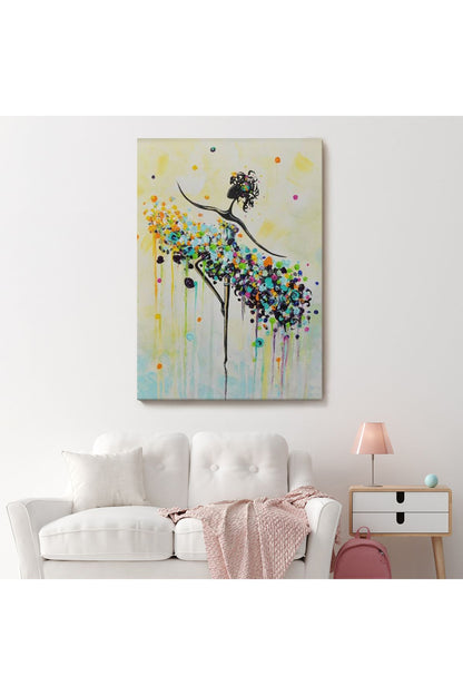 HG Dans Eden Kadın Dekoratif Duvar Tablosu-6332