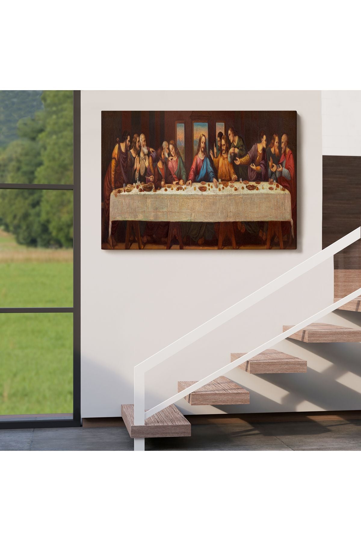 Da Vinci'nin Son Akşam Yemeği Kanvas Tablo-5183