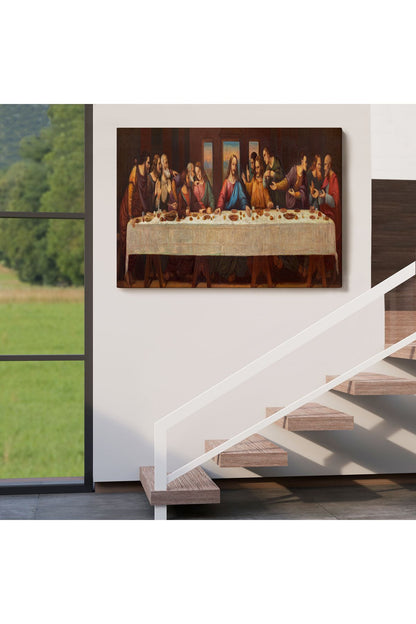 Da Vinci'nin Son Akşam Yemeği Kanvas Tablo-5183
