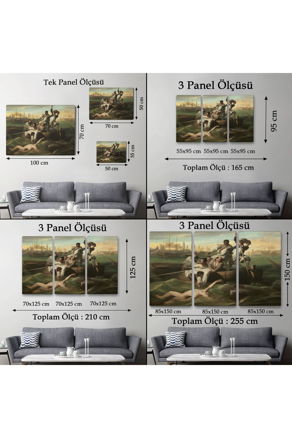 Watsob ve Köpek Balığı Tablosu - Watson and the Shark 1778-6658