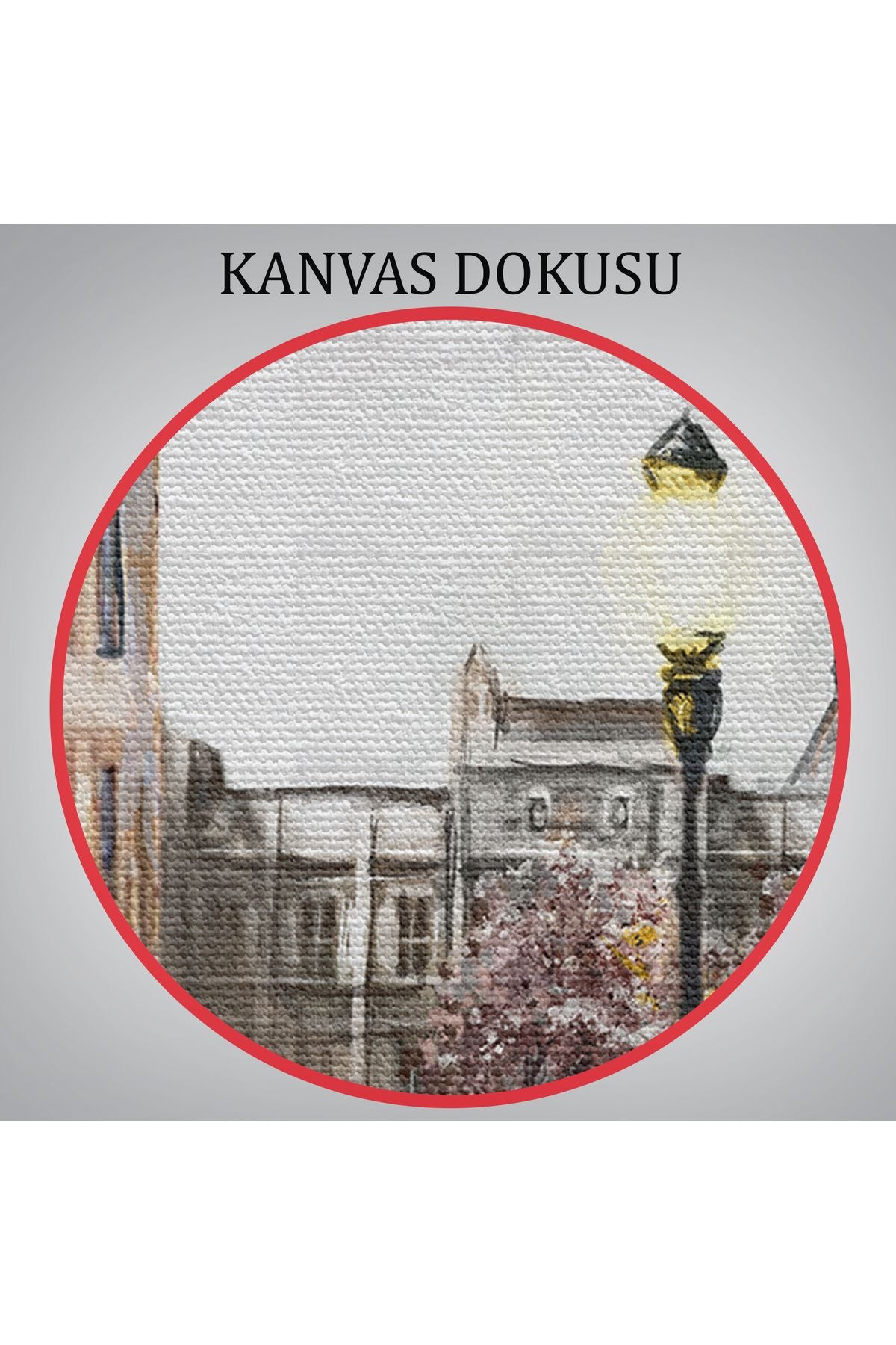 DB HG Eyfel Manzarası Yağlıboya Görünüm Dekoratif Kanvas Duvar Tablosu-3554