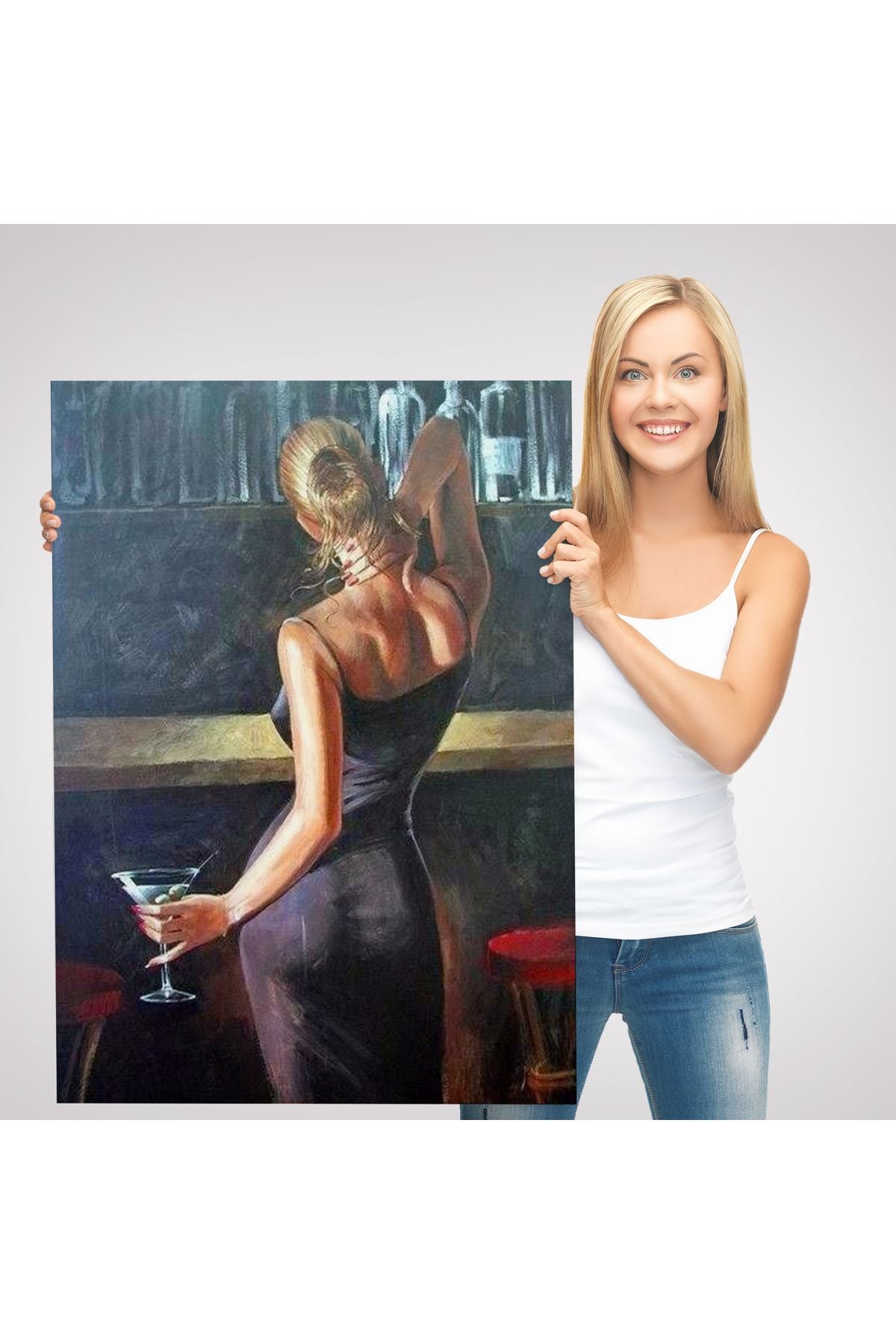 Kadın Kanvas Tablo-5249