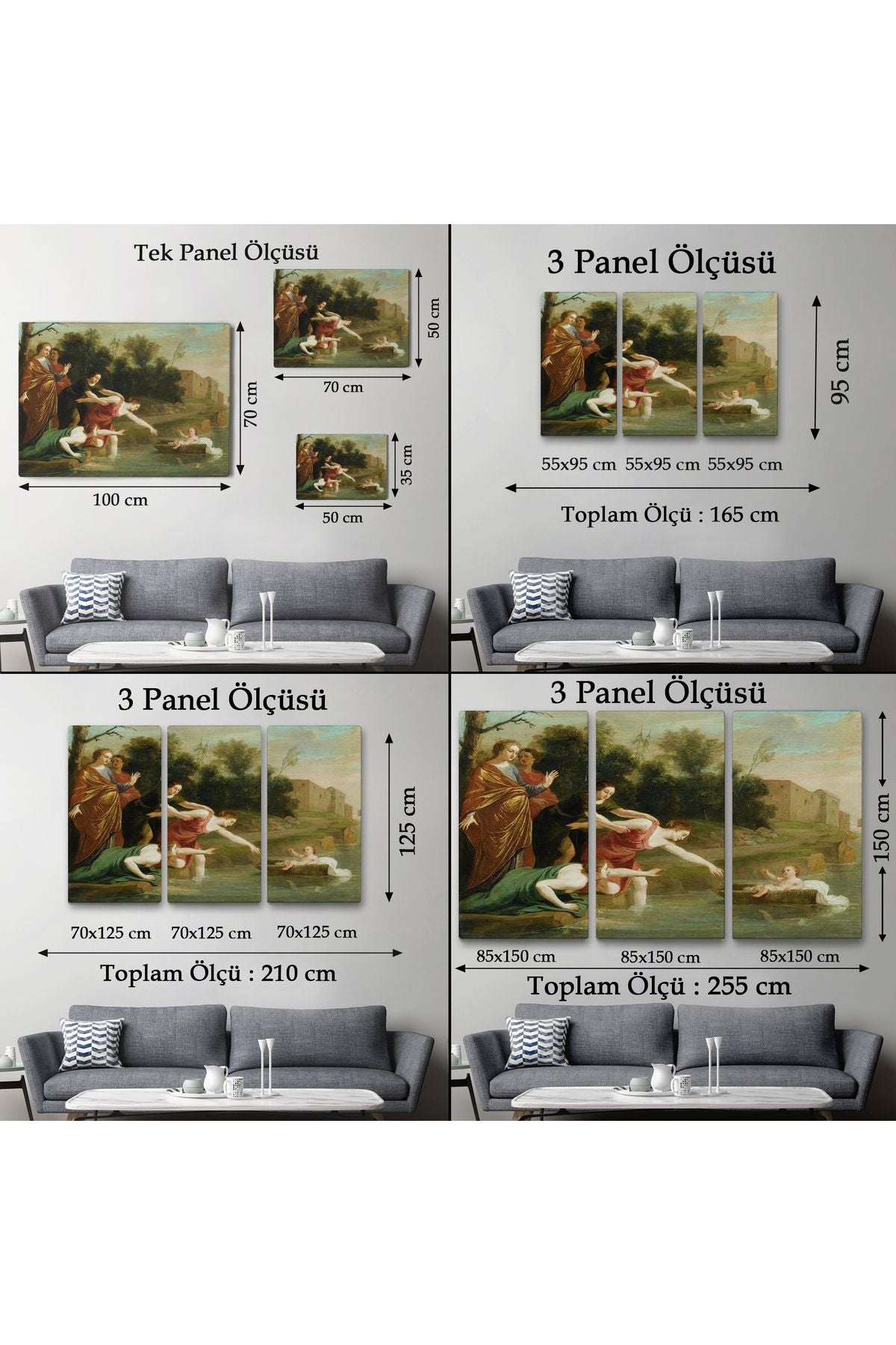 Jacques Stella - Musa'nın Bulunuşu Tablosu - The Finding of Moses-6579