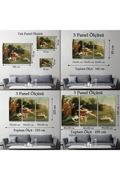 Jacques Stella - Musa'nın Bulunuşu Tablosu - The Finding of Moses-6579