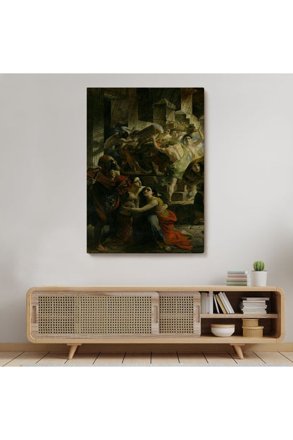 Pompeii'nin Son Günü Karl Pavlovich Bryullov Kanvas Tablo-6362