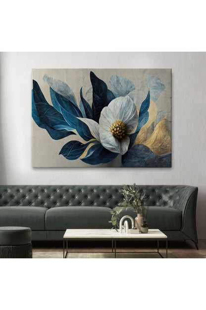 Dekoratif Çiçek Duvar Tablosu-3707