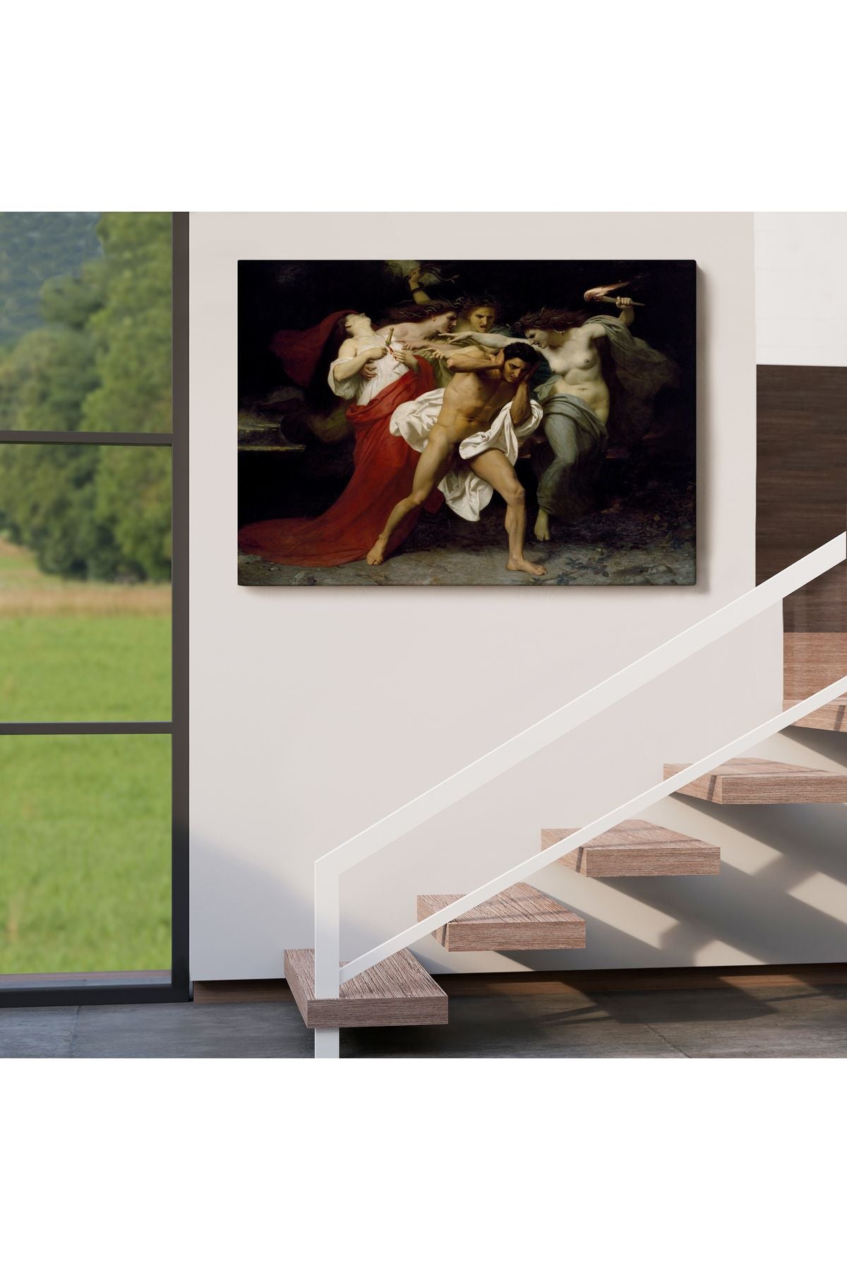 Orestes'in Pişmanlığı veya Öfkelilerin Peşinde - William-Adolphe Bouguereau-6555