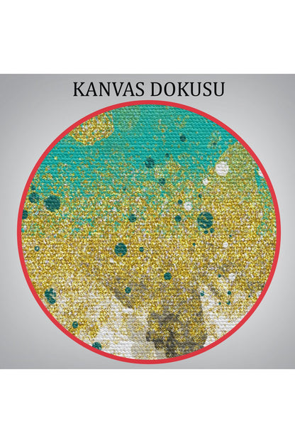 Altın ve Siyah Kelebekler Duvar Tablosu-6009