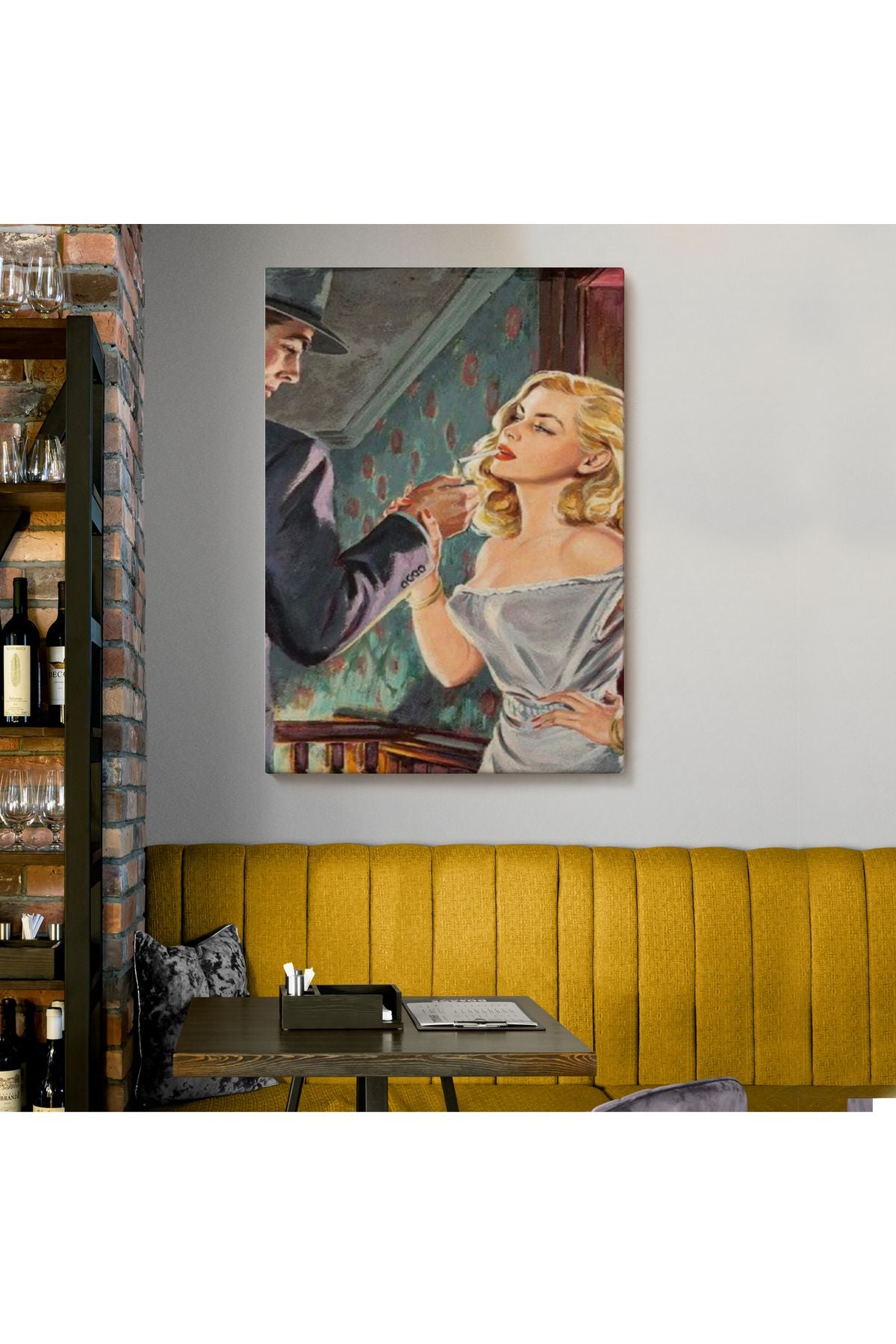 Luther Gordon tarafından yazılan "Özgür ve Kolay" Kanvas Tablosu-5255