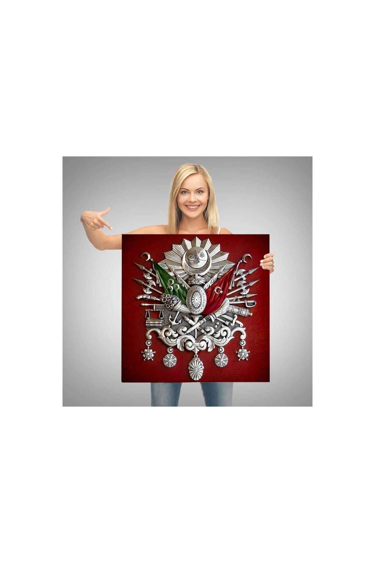 Osmanlı Tuğrası Kanvas Tablo-5885