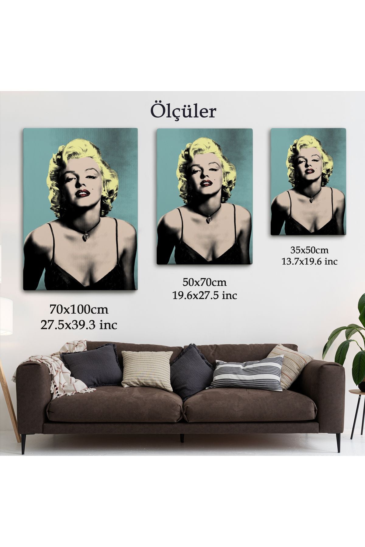 Marilyn Monroe Sarı Saçlı Seksi Kadın Modern Duvar Sanatı-5251