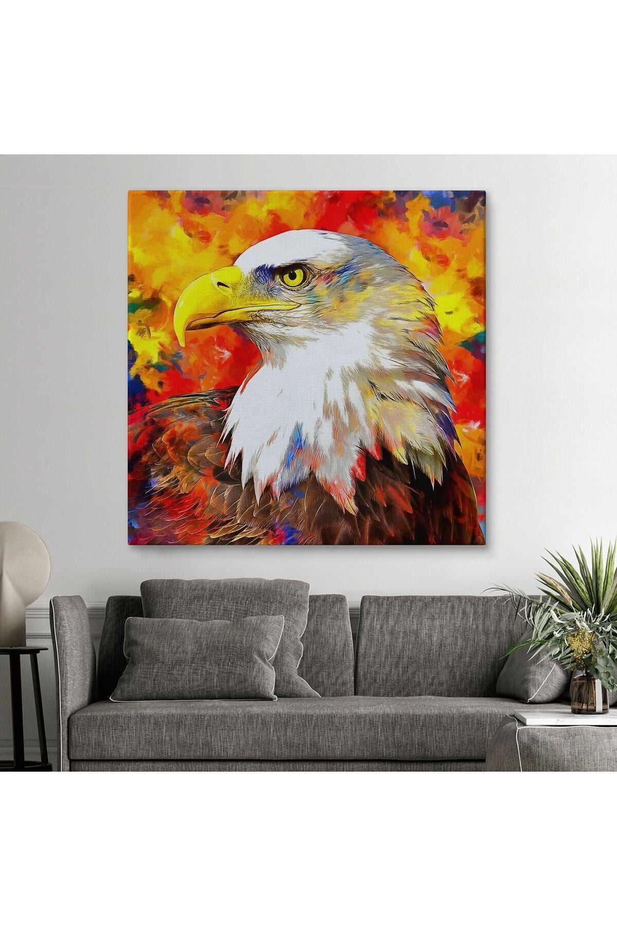 Yağlı Boya Kartal Kanvas Tablo-5909