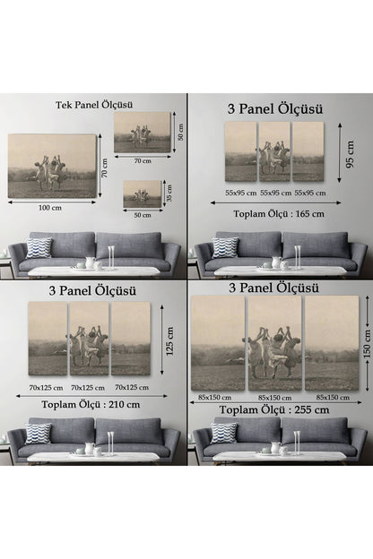 Özel Tasarım İsviçreli Fotoğrafçı Frederick Boissonnas Dans Eden Kadınlar Tablosu-6656