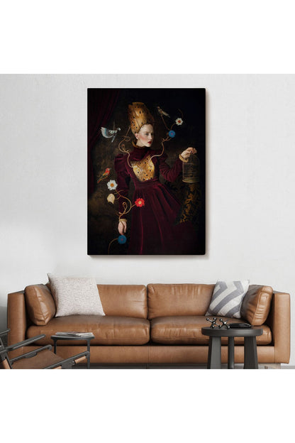 Svetlana Melik - Nubarova Kadının Hikayesi Kanvas Tablo -6417