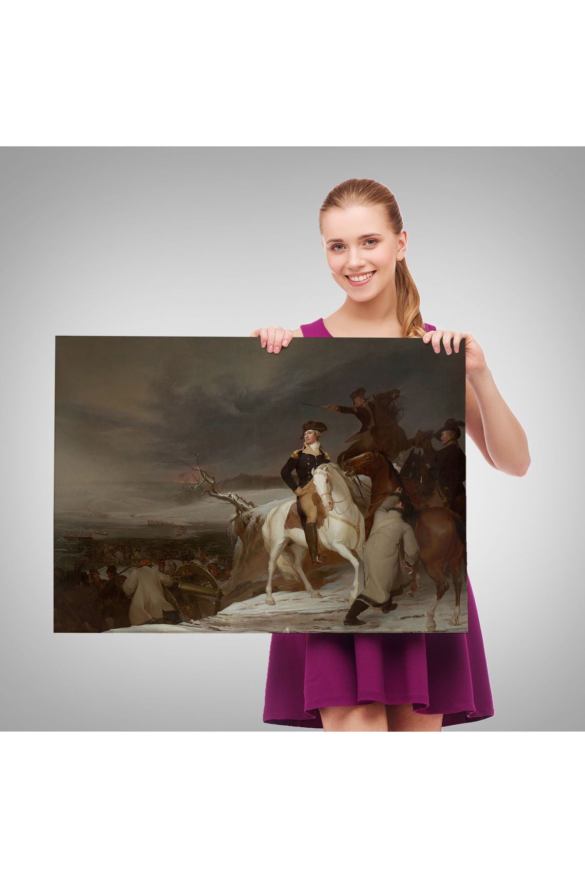 Delaware Geçişi Tablosu - The Passage of the Delaware - Thomas Sully-6541