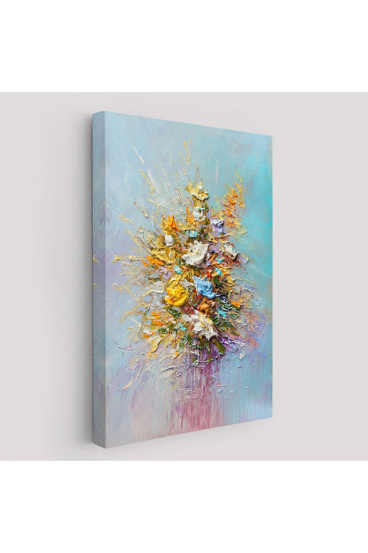 Yağlıboya Çiçek Sanatı Tablosu-5927