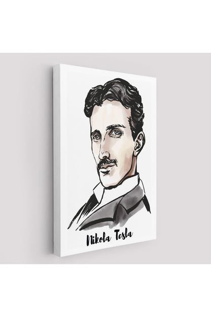 Nikola Tesla Dekoratif Kanvas Tablo 5917