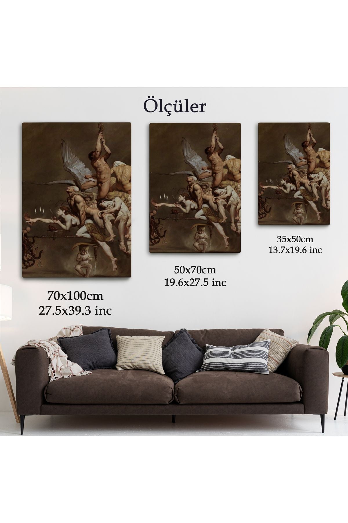 Roberto Ferri'in Kırık Zevkler I?simli Eseri Duvar Tablosu-6182