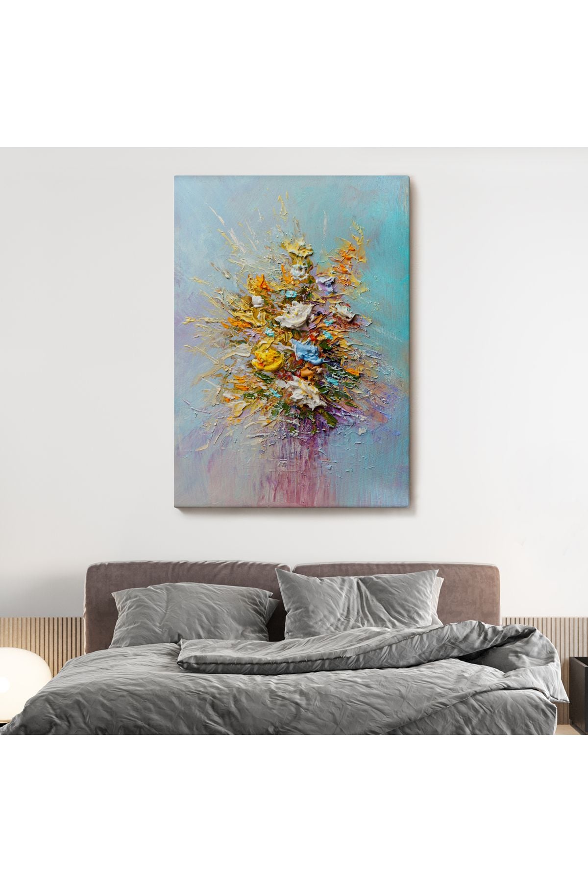Yağlıboya Çiçek Sanatı Tablosu-5927
