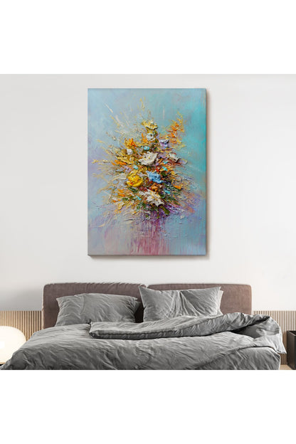 Yağlıboya Çiçek Sanatı Tablosu-5927