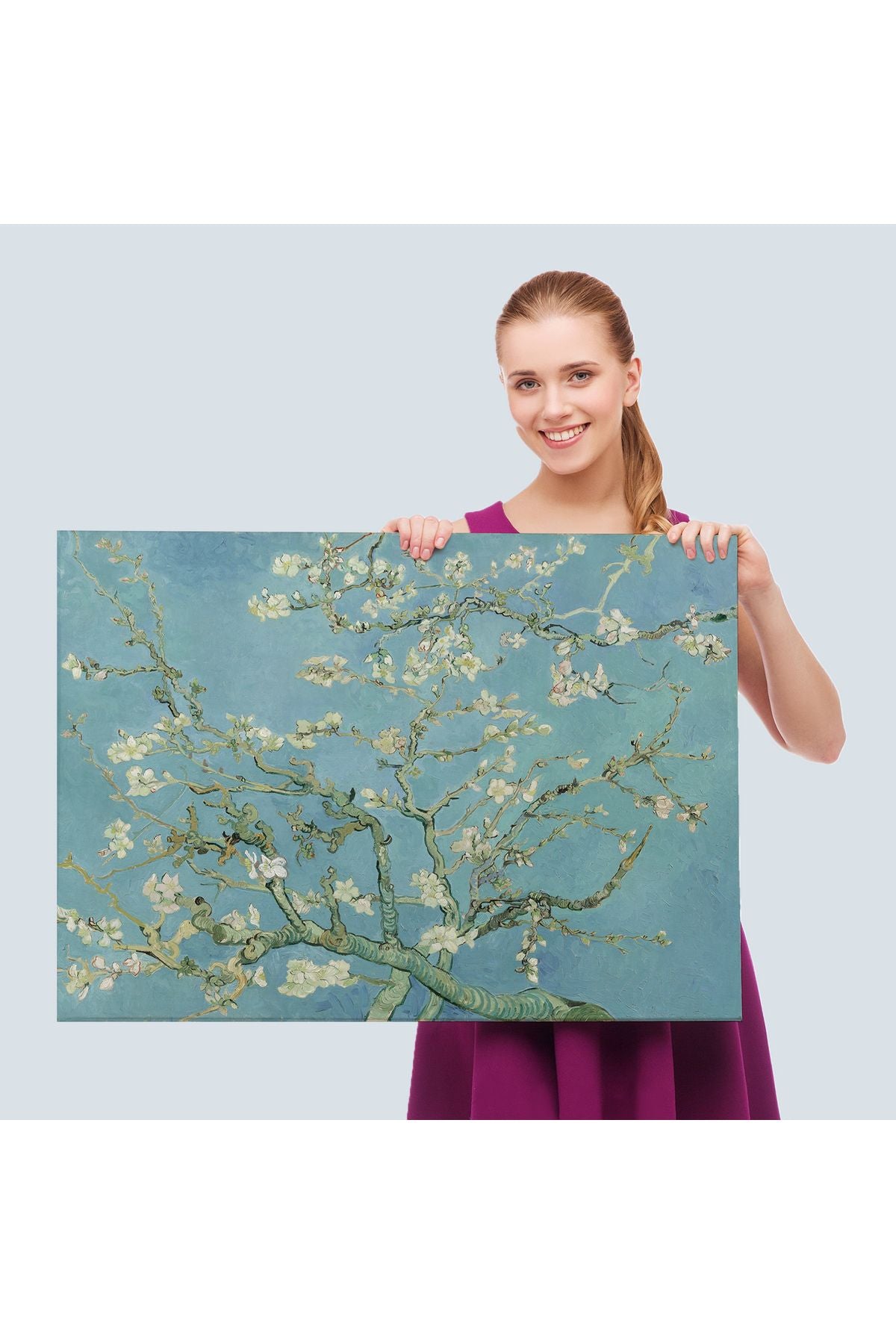 Vincent Van Gogh-Blossoming Badem Ağacı Eseri / Blossoming Almond Tree (1890)-5164