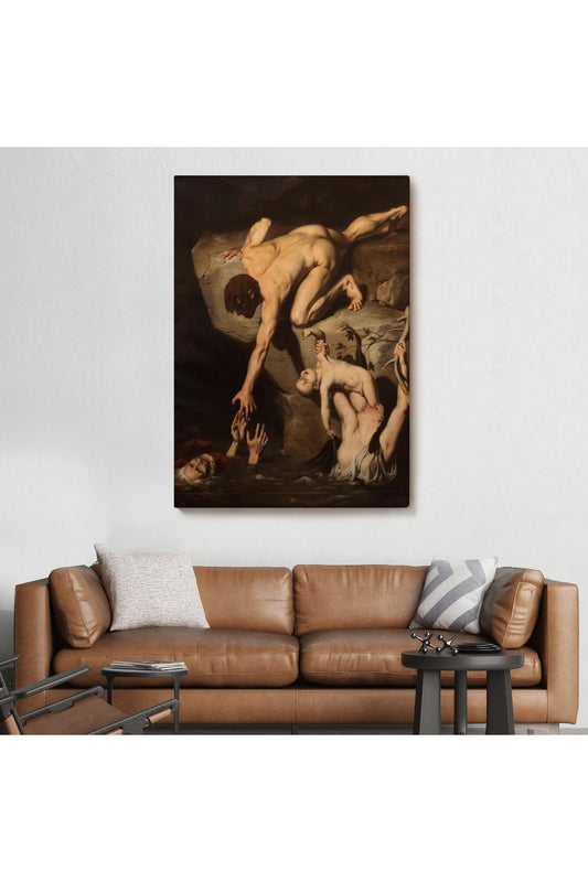 Joseph-désiré Court'un Nuh'un Tufanını Resmettiği 1826 Tarihli Tablo -6065