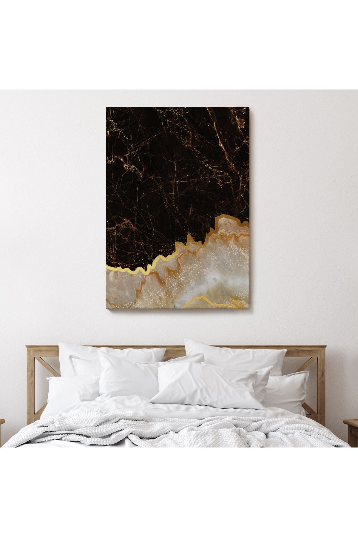 Mermer Desenli Dekoratif Kanvas Tablo-5176