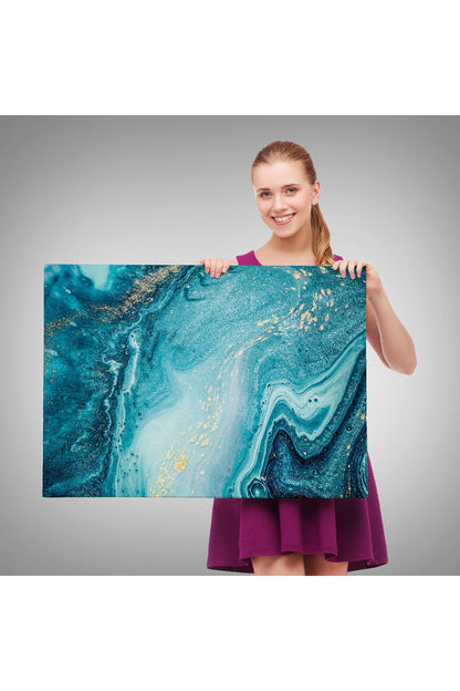 Soyut Okyanus Derinlikleri Duvar Tablosu-1218