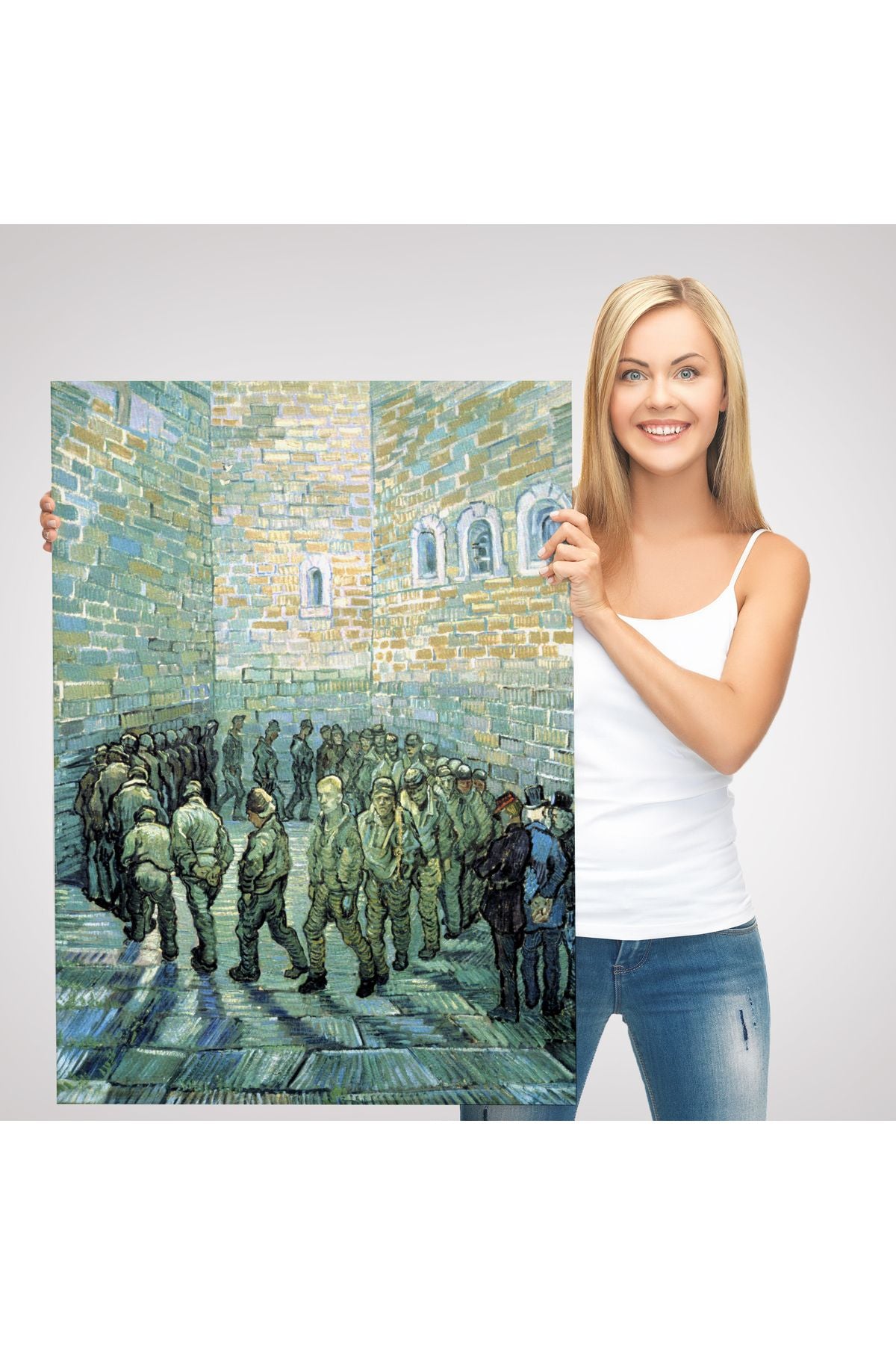 Vincent van Gogh Tutuklular Çemberi Tablosu -6445