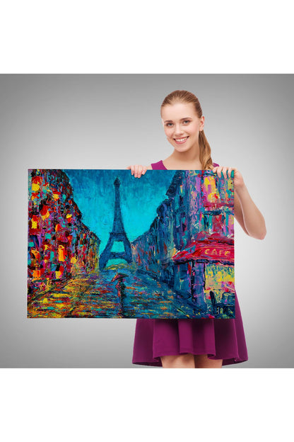 Fransa Paris Sokakları Duvar Tablosu-1219