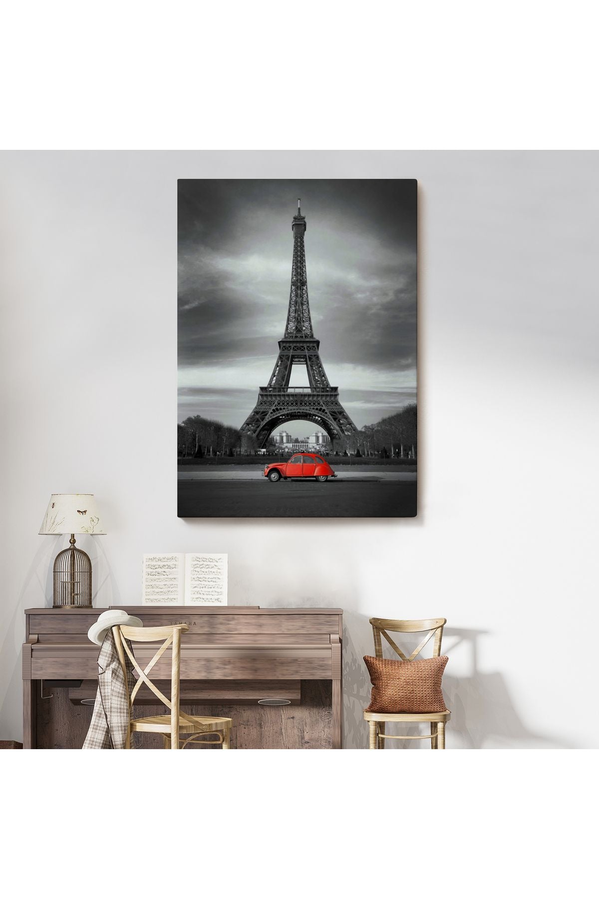 Fransa Paris Eyfel Kulesi Duvar Tablosu-6444