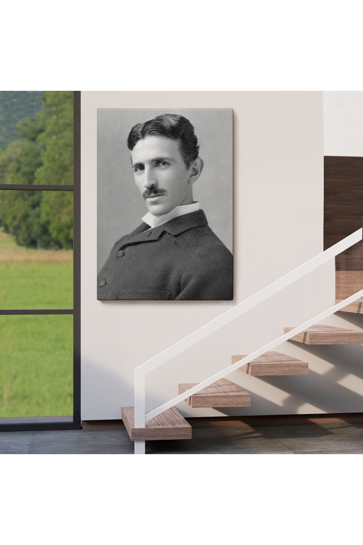 Nikola Tesla Dekoratif Duvar Tablosu-6172